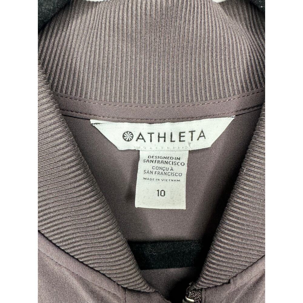 Athleta Brown Sleeveless Jumpsuit Womens Size 10 Activewear Sporty - Picture 8 of 11